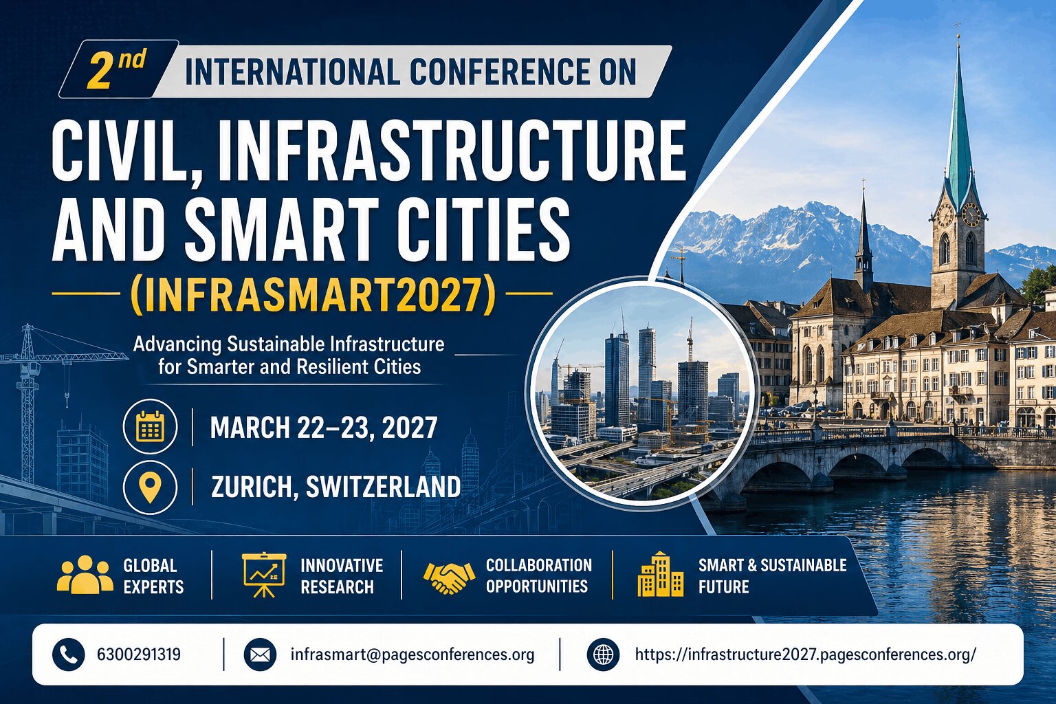 2nd International Conference on Civil, Infrastructure and Smart Cities